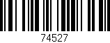 Código de barras (EAN, GTIN, SKU, ISBN): '74527'