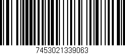 Código de barras (EAN, GTIN, SKU, ISBN): '7453021339063'