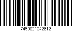 Código de barras (EAN, GTIN, SKU, ISBN): '7453021342612'