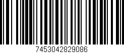 Código de barras (EAN, GTIN, SKU, ISBN): '7453042829086'