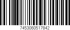 Código de barras (EAN, GTIN, SKU, ISBN): '7453060517842'