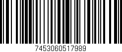Código de barras (EAN, GTIN, SKU, ISBN): '7453060517989'