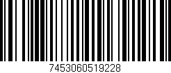 Código de barras (EAN, GTIN, SKU, ISBN): '7453060519228'