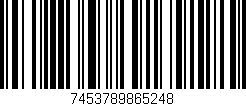 Código de barras (EAN, GTIN, SKU, ISBN): '7453789865248'