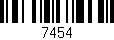 Código de barras (EAN, GTIN, SKU, ISBN): '7454'