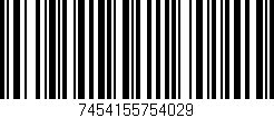 Código de barras (EAN, GTIN, SKU, ISBN): '7454155754029'