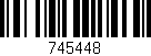 Código de barras (EAN, GTIN, SKU, ISBN): '745448'