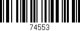 Código de barras (EAN, GTIN, SKU, ISBN): '74553'