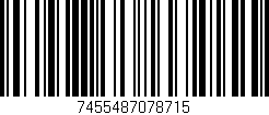 Código de barras (EAN, GTIN, SKU, ISBN): '7455487078715'