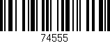 Código de barras (EAN, GTIN, SKU, ISBN): '74555'
