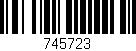 Código de barras (EAN, GTIN, SKU, ISBN): '745723'