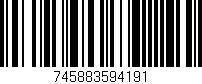 Código de barras (EAN, GTIN, SKU, ISBN): '745883594191'