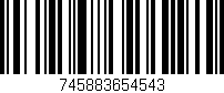 Código de barras (EAN, GTIN, SKU, ISBN): '745883654543'