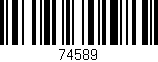 Código de barras (EAN, GTIN, SKU, ISBN): '74589'