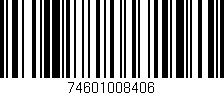 Código de barras (EAN, GTIN, SKU, ISBN): '74601008406'