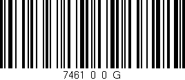 Código de barras (EAN, GTIN, SKU, ISBN): '7461_0_0_G'