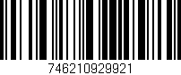Código de barras (EAN, GTIN, SKU, ISBN): '746210929921'