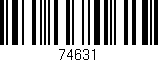 Código de barras (EAN, GTIN, SKU, ISBN): '74631'