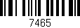 Código de barras (EAN, GTIN, SKU, ISBN): '7465'