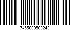 Código de barras (EAN, GTIN, SKU, ISBN): '7465080508243'