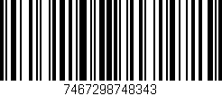 Código de barras (EAN, GTIN, SKU, ISBN): '7467298748343'