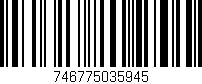 Código de barras (EAN, GTIN, SKU, ISBN): '746775035945'