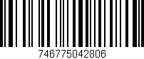 Código de barras (EAN, GTIN, SKU, ISBN): '746775042806'