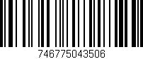 Código de barras (EAN, GTIN, SKU, ISBN): '746775043506'