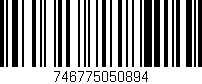 Código de barras (EAN, GTIN, SKU, ISBN): '746775050894'