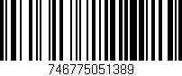 Código de barras (EAN, GTIN, SKU, ISBN): '746775051389'