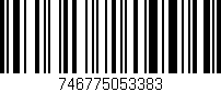 Código de barras (EAN, GTIN, SKU, ISBN): '746775053383'