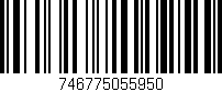 Código de barras (EAN, GTIN, SKU, ISBN): '746775055950'