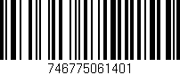 Código de barras (EAN, GTIN, SKU, ISBN): '746775061401'