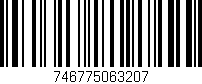 Código de barras (EAN, GTIN, SKU, ISBN): '746775063207'