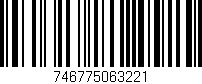 Código de barras (EAN, GTIN, SKU, ISBN): '746775063221'
