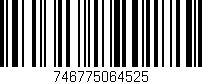 Código de barras (EAN, GTIN, SKU, ISBN): '746775064525'