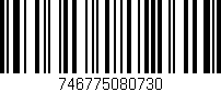 Código de barras (EAN, GTIN, SKU, ISBN): '746775080730'