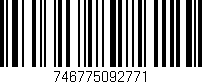 Código de barras (EAN, GTIN, SKU, ISBN): '746775092771'