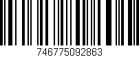 Código de barras (EAN, GTIN, SKU, ISBN): '746775092863'