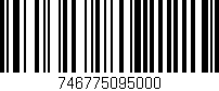 Código de barras (EAN, GTIN, SKU, ISBN): '746775095000'