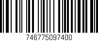 Código de barras (EAN, GTIN, SKU, ISBN): '746775097400'