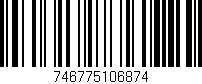 Código de barras (EAN, GTIN, SKU, ISBN): '746775106874'