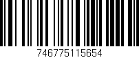 Código de barras (EAN, GTIN, SKU, ISBN): '746775115654'