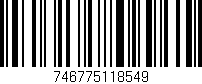 Código de barras (EAN, GTIN, SKU, ISBN): '746775118549'