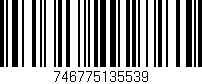 Código de barras (EAN, GTIN, SKU, ISBN): '746775135539'