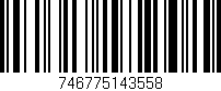 Código de barras (EAN, GTIN, SKU, ISBN): '746775143558'