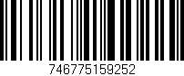 Código de barras (EAN, GTIN, SKU, ISBN): '746775159252'