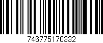 Código de barras (EAN, GTIN, SKU, ISBN): '746775170332'