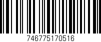 Código de barras (EAN, GTIN, SKU, ISBN): '746775170516'