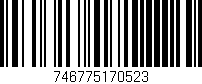 Código de barras (EAN, GTIN, SKU, ISBN): '746775170523'